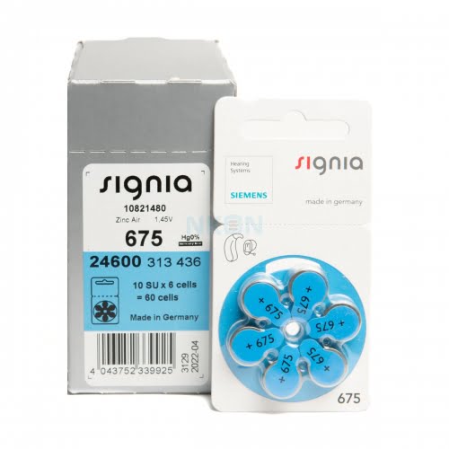 Signia 675 PR41 batteries